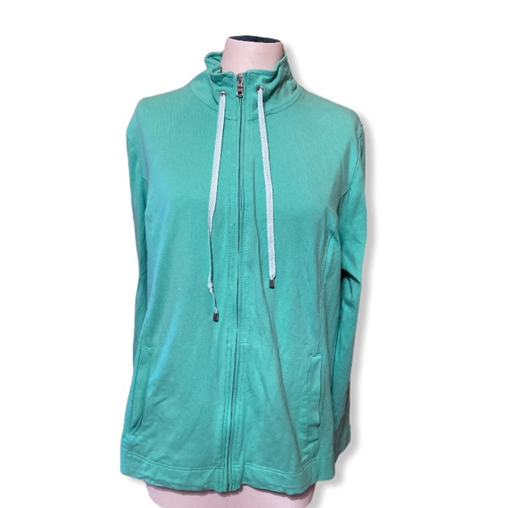 Croft & Barrow plus-size front-zip jacket
